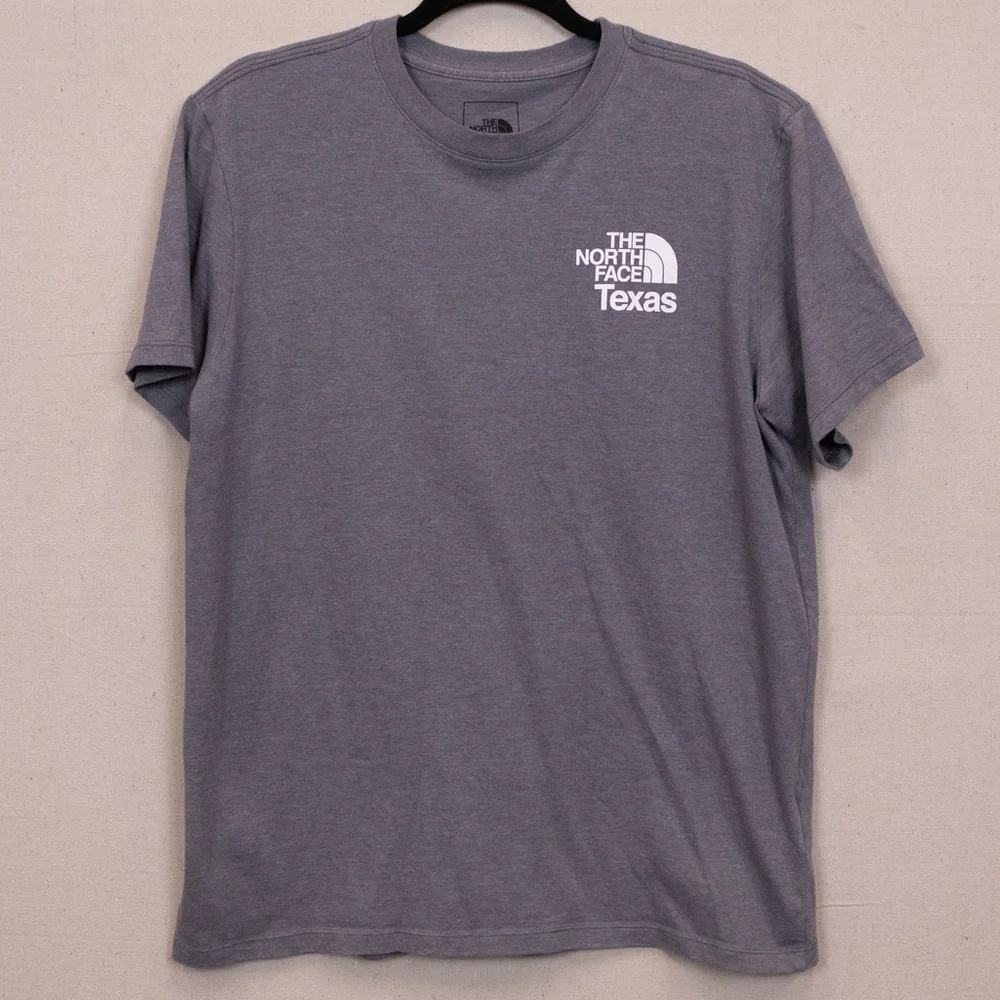The North Face Texas graphic grey t-shirt-M